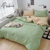 Pisoshare 4-Piece Queen Bedding Set King Quilt Cover Duvet Bed 150/180/200 Duvetcover&2Pcs