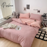 Pisoshare 4-Piece Queen Bedding Set King Quilt Cover Duvet Bed 150/180/200 Duvetcover&2Pcs