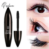 Pisoshare 4D Silk Fiber Lash Mascara Waterproof Long Lasting Extension Eyelashes Lengthening