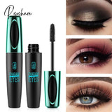 Pisoshare 4D Silk Fiber Lash Mascara Waterproof Long Lasting Extension Eyelashes Lengthening