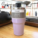 Pisoshare 600 & 890Ml Creative Fashion 304 Stainless Steel Thermo Cup Travel Coffee Mug With Lid