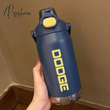Pisoshare 950Ml/1200Ml Large Capacity Vacuum Flask Thermos Water Bottle Stainless Steel Tumbler