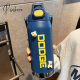 Pisoshare 950Ml/1200Ml Large Capacity Vacuum Flask Thermos Water Bottle Stainless Steel Tumbler