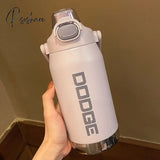 Pisoshare 950Ml/1200Ml Large Capacity Vacuum Flask Thermos Water Bottle Stainless Steel Tumbler