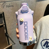 Pisoshare 950Ml/1200Ml Large Capacity Vacuum Flask Thermos Water Bottle Stainless Steel Tumbler