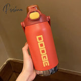 Pisoshare 950Ml/1200Ml Large Capacity Vacuum Flask Thermos Water Bottle Stainless Steel Tumbler