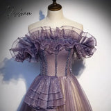 Pisoshare - Banquet Evening Dress New Autumn/Winter Women’s Elegant And Style Long Tailed Chorus