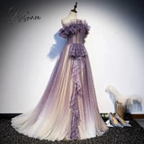 Pisoshare - Banquet Evening Dress New Autumn/Winter Women’s Elegant And Style Long Tailed Chorus