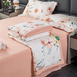 Pisoshare Bedding Lightweight Summer Quilt Breathable Cozy Quilted Thin Class A Cotton And Linen