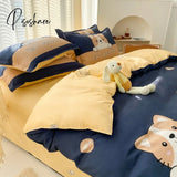 Pisoshare Bedding Set 2 Bedrooms Sheet Duvet Cover Linens Bedspread Euro Nordic 150 Bedspreads For