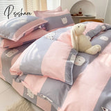 Pisoshare Bedding Set 2 Bedrooms Sheet Duvet Cover Linens Bedspread Euro Nordic 150 Bedspreads For