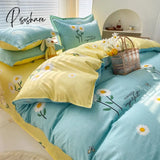 Pisoshare Bedding Set 2 Bedrooms Sheet Duvet Cover Linens Bedspread Euro Nordic 150 Bedspreads For