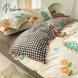 Pisoshare Bedding Set 2 Bedrooms Sheet Duvet Cover Linens Bedspread Euro Nordic 150 Bedspreads For