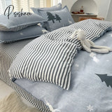 Pisoshare Bedding Set 2 Bedrooms Sheet Duvet Cover Linens Bedspread Euro Nordic 150 Bedspreads For