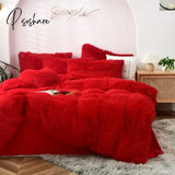 Pisoshare Bedding Set Luxury Winter Warm Thicken Mink Fleece Duvet Cover Bed Sheet And Pillowcases