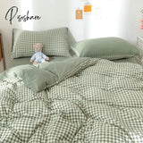 Pisoshare Bedroom Bed Sheet Feather Quilt Cover Bedspread Bedding Set 150 X200 220 X 240 Flower