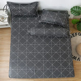 Pisoshare Bedsheet Four Angle Elastic Single Queen King-Size Bed Sheet Printed Bedcover Mattress