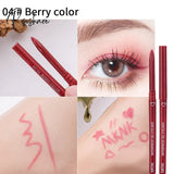 Pisoshare Black Brown Quick-Drying Eyeliner Waterproof Liquid Gel Pen Long Lasting Smooth Pencil