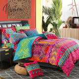 Pisoshare Bohemian Bedding Set Duvet Cover And Pillowcases 3Pcs Twin Full Queen King Size Bedroom