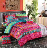 Pisoshare Bohemian Bedding Set Duvet Cover And Pillowcases 3Pcs Twin Full Queen King Size Bedroom