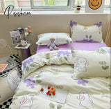 Pisoshare Boys Girls Bedding Set Adult Children Bed Linen Duvet Quilt Cover + 2Pc Pillowcase Flat