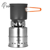 Pisoshare Camping Wood Stove Windproof Burning Portable Outdoor Folding For Backpacking Survival