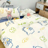 Pisoshare Canghai Gradient Blue Four-Piece Set Simple Ins High-Grade Sense Bedding 9 / 1.2