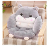 Pisoshare Cartoon Cute Hamster Seat Cushion Throw Pillows Pp Cotton Home Decor Chair Kawaii Plush