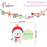 Pisoshare Christmas Banner Garland Merry Decoration For Home Navidad Noel Ornaments Xmas Decor New