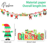 Pisoshare Christmas Banner Garland Merry Decoration For Home Navidad Noel Ornaments Xmas Decor New