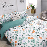 Pisoshare Classic Black White Grid Bedding Set Fashion Single Double Bed Linens Cover Quilt