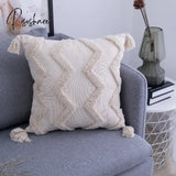 Pisoshare Cushion Cover Boho Tuft Pillowcase Geometry Pillow Case Wholesale Home Bedroom Decorative