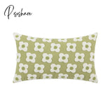 Pisoshare Daisy Embroidery Cushion Cover Sofa Stuffed Zipper Design Decor Fashion Cute Flower