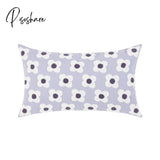 Pisoshare Daisy Embroidery Cushion Cover Sofa Stuffed Zipper Design Decor Fashion Cute Flower