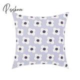Pisoshare Daisy Embroidery Cushion Cover Sofa Stuffed Zipper Design Decor Fashion Cute Flower