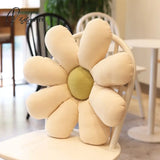 Pisoshare Daisy Throw Pillow Flower Fluffy Sofa Pillows Office Chair Cushion Cute Bedroom Soft