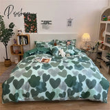 Pisoshare Dreamreal Floral Bedding Set With Duvet Cover 30 Colors Fitted Sheet Pillowcase Luxurious