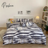 Pisoshare Dreamreal Floral Bedding Set With Duvet Cover 30 Colors Fitted Sheet Pillowcase Luxurious