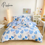 Pisoshare Duvet Cover King Size - Soft Set 1 220X240 Only One Blue / 200X230Cm