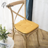 Pisoshare Fashion Anti-Slip Linen Chair Cushion Household Sponge Multicolor Dining Room Cushions