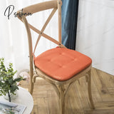 Pisoshare Fashion Anti-Slip Linen Chair Cushion Household Sponge Multicolor Dining Room Cushions