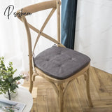 Pisoshare Fashion Anti-Slip Linen Chair Cushion Household Sponge Multicolor Dining Room Cushions