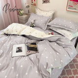 Pisoshare Fashion Bedding Set Hot Checkerboard Boys Girls Single Double Queen Size Flat Sheet Quilt