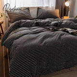 Pisoshare Fashion Bedding Set Hot Checkerboard Boys Girls Single Double Queen Size Flat Sheet Quilt