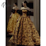 Pisoshare - French Evening Dress Girls Luxurious Patchwork Colored Party Court Style Fluffy Princess