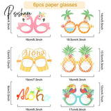 Pisoshare Hawaii Aloha Happy Birthday Banner Flamingo Hawaiian Tropical Party Decor Holiday Summer