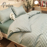 Pisoshare Ins Bedding Set Bed Linen 2 Bedrooms Duvet Cover For Girl Adults Bedspread Flat Sheet