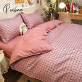 Pisoshare Ins Bedding Set Bed Linen 2 Bedrooms Duvet Cover For Girl Adults Bedspread Flat Sheet