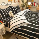 Pisoshare Ins Bedding Set Bed Linen 2 Bedrooms Duvet Cover For Girl Adults Bedspread Flat Sheet