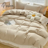 Pisoshare Ins New Girl Princess Style Bedding Set Kawaii Ruffle Bed Skirt Lace Sheets And